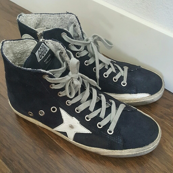 Golden Goose GGDB Hi Top Sneakers Sz8 - Picture 3 of 8